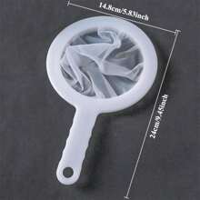 1pc Anti Scald Filter Screen Thermal Insulation Household Superfine Wall Breaking Auxiliary Food Juice Filtration Anti-Skid Handle Kitchen Spoon Coffee Milk Hot Soybean Milk Filter Screen Superfine Filter Residue Separation Filter Kitchen Spoon With Hand Fine Mesh Leakage Household Kitchen Gadget