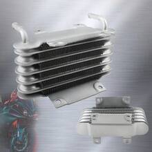 Motorcycle Oil Cooler 125cc Radiator Universal Aluminum 8mm Racing Enduro Performance Accessories Motorcycle Radiator , Motorbike, Motocross, Motorcycle Accessories, Pit Bike Accessories - one-size - View 2