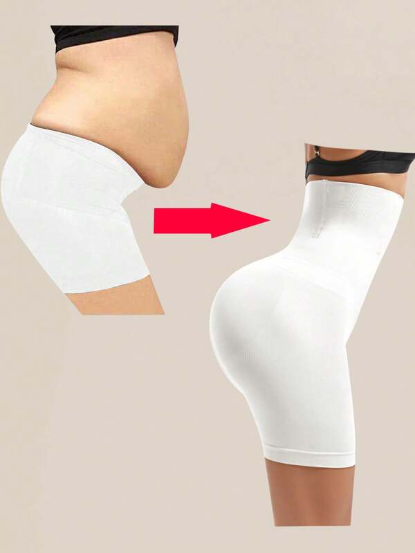 1 Pc High Waist Tummy Control Shorts Waist Trainer Body Shaper Bottoms Tummy Control Panties Slimming Sheath Woman Flat Belly Hip Butt Lifter Briefs Panty Shapewear Seamless Underwear Women Shaping Panties