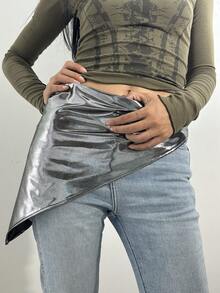 1pc Women's Classic Colorful Triangular Headscarf, Ladies Sheer Neck Scarf Shawl For Sun Protection, Suitable For Dresses - Multicolor - View 4