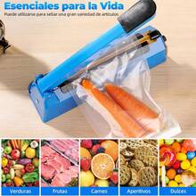 Maquina Selladora Impulso Bolsas Plastico 30 Cm Termica A Presion Herramienta De Envasado Termosellado Bolis Multilinea Globos Celofan Almacenamiento De Alimentos Casa Negocio Trabajo Escuela - Tipo de Enchufe A USA (110-127V) - Ver 7