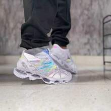 Promotion Tennis Wave Lotus Flower LS PRO 7 Chameleon Reflective Premium Soft Cushioning 12 Springs - PRO 7 WHITE - View 3