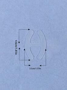 10 Stücke unsichtbare BH-Träger Clips, verstellbare Schulterträger Schnalle Verschluss für Kreuz-Rücken Unterstützung