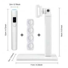Lámpara UV LED portátil y recargable para uñas, esmalte de uñas de gel, secado, resina, lámpara de luz UV rápida para uñas, arte, soporte de escritorio, desmontable