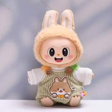 [Clothes Only] Changeable Outfit Set, 1st & 2nd Gen Pendant, Suspender Pants Set, 10cm Doll Changeable Clothes (Doll Not Included) - Multicolor - View 2