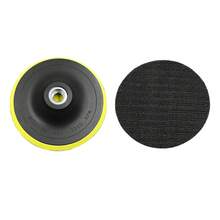 Car Automotive Pad Backing Plate Hook Loop Polisher Buffing - 黃色,黑色 5 吋 M14x2.0 - 查看 6
