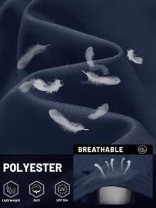 Cavva Men's Summer UPF 50+ Sun Protection Long Sleeve Shirt Quick-Dry Lightweight Breathable Soft Outdoor Hiking Running - Navy Blue - View 5