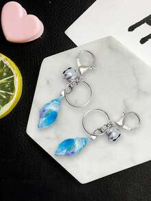 1pc Ocean Starfish Shell Keychain Detailed & CharmingAccessory Ideal For Women Suitable For Vacation DailyUse And More Popular Among Fashion-ConsciousYoungsters Summer Beach Accessories Y2K Fishing - Multicolor - View 5