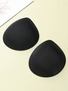 1 Set Thick 4cm Cup Bra & Dress Lingerie Set, Small Bust Pads, Removable & Washable Thick Breast Pads, Increase Bust Support, Bra & Lingerie Accessories - Black - View 4