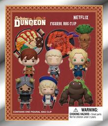 1PC Netflix Officially Licensed Delicious In Dungeon Series Blind Bag Cute Cartoon Laios Golem Mystery Blind Box Random Keychain Figures Bag Clip Backpack Charm Key Pendant Decoration Anime Peripheral Collectibles Birthday Party Gifts Supplies - Multicolor - View 1