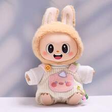 [Clothes Only] Changeable Outfit Set, 1st & 2nd Gen Pendant, Suspender Pants Set, 10cm Doll Changeable Clothes (Doll Not Included) - Multicolor - View 7