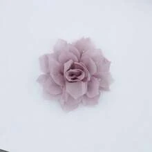 5 件/包 8 厘米布料人造山茶花蕾丝花边，手工 DIY 花卉装饰配件，适用于婚纱、发饰 - 彩色 - 查看 15