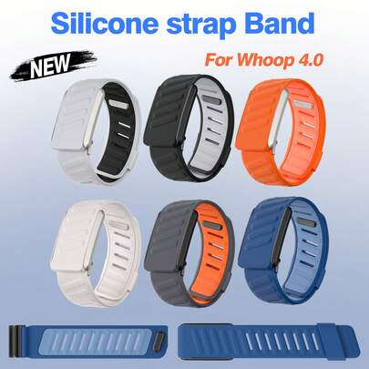 适用于华为4.0系统的硅胶运动腕带，男女通用，可调节表带，兼容华为4.0系统