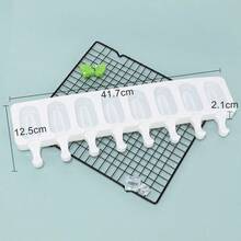 1pc 4/8-Cavity Oval Silicone Mold For DIY Chocolate And Ice Cream, Cake Mold, Handmade Tools - Multicolor - View 3