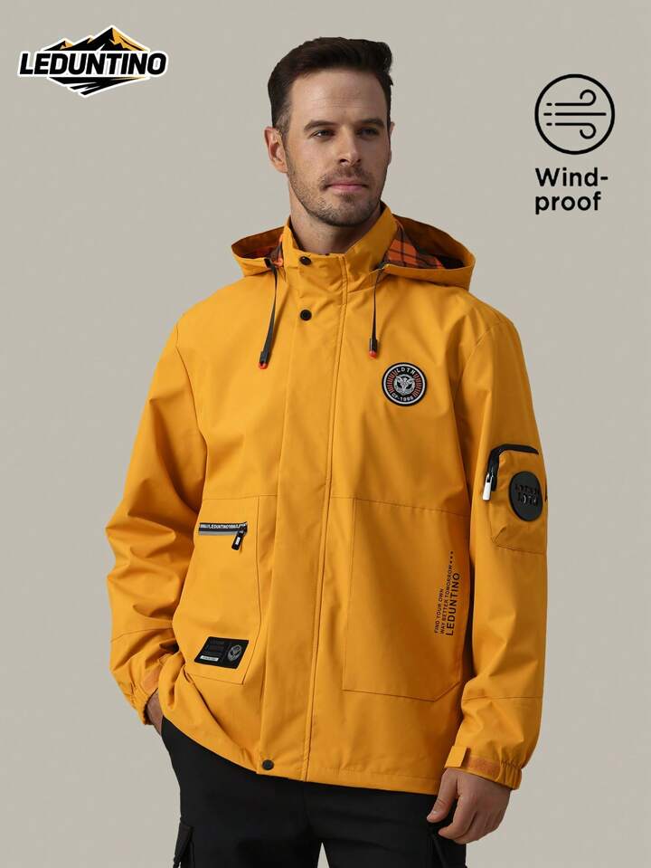 LEDUNTINO [Spring/Summer] Men's Fashion Zip-Up Casual