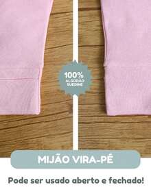 6 Piece Set Long Sleeve Bodysuit And Foot-Wrapped Trousers 100% Cotton Baby Boy And Girl Layette Newborn To 12 Months Motherhood 3 Trousers And 3 Bodysuits - 淺粉色 - 查看 5