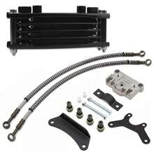 Motorcycle Oil Cooler Gy6 125cc 150cc Oil Cooler Motocross Radiator For Suzuki 125 Jog 70cc 90cc 110cc 140cc Horizontal Engine Modification, Motocross Modification , Motorbike, Motocross, Motorcycle Accessories, Pit Bike Accessories - one-size - View 7