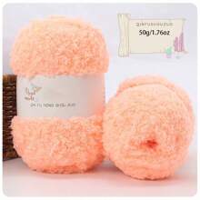 3 Stücke/Pack 50g/1,76oz Korallenfleece Garn Bälle für selbstgemachtes Stricken von Schals, Taschenmaterialien