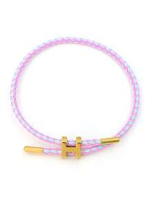 1 Stück Edelstahl herausziehbares Armband, einfach und modisch als täglicher Tragegeschenk, geeignet für Männer und Frauen
