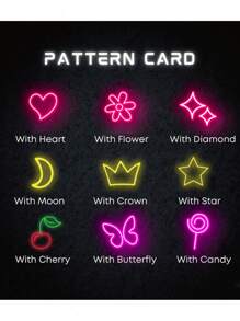 1 sztuka, niestandardowy neonowy znak LED dla dzieci - 9 stylów wzorów do wyboru, prezenty dla dziewcząt i chłopców, spersonalizowana dekoracja pokoju, prezenty neonowe, kolorowe neonowe znaki 3D, niestandardowe neonowe znaki, stylowe prezenty świąteczne, nowoczesne, kolorowe, kawaii, urocze, słodkie, swobodne, niestandardowe, spersonalizowane, wyjątkowe, dostosowane, syn, córka, na dzień dziecka, sypialnia, salon powrót do szkoły