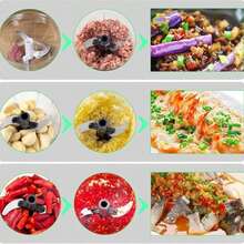 1pc Manual Food Processor Vegetable Chopper, Manual Food Chopper, Hand Pull String Vegetable Chopper, Portable Hand Pull String Garlic Mincer Onion Cutter For Veggies, Ginger, Fruits, Nuts, Herbs, Etc., Grey - Xám - Xem 6