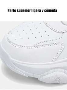 Hombres de color blanco y naranja de diseño de choque de alta transpirables zapatos deportivos casuales de los hombres, zapatos de baloncesto, suela gruesa antideslizante, cómoda punta redonda zapatos de cordones transpirable y antideslizante, ideal para deportes al aire libre, correr, fitness - Naranja - Ver 5