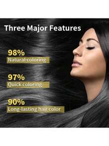 Herbal Hair Dye, Herbal Semi-Permanent Hair Dye, Unisex Instant Hair Dye, Plant Extracts, Nourishing Hair, Long-Lasting Color, Dyeing Fashionable Hair Color