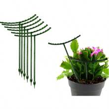 4/12/24/40 petits supports de plantes, arcs en demi-rond en plastique, supports de plantes vertes de fleur grasse convenant pour les plantes en pot, supports de fleurs et de tomates de jardin