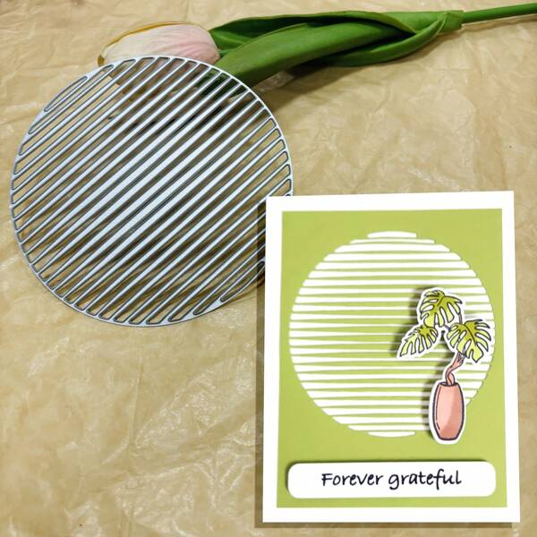 1pc Circular Shape Metal Cutting Die, For DIY Scrapbooking, Greeting Card, Home Decor, Gift Tools