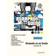 1 pieza Póster artístico de pared con opción de marco, Pop Music, Éxitos, Álbumes, Estrellas, Junior, H, Hip-Hop, Rap, para sala de estar, lienzo, pintura, arte, hogar, decoraciones de pared