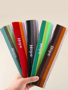 5 件/1 件运动头带，男士健身瑜伽吸汗带，嘻哈舞头巾，宽下摆防汗发带，休闲、派对、通勤、度假、洗脸、化妆、夏季服装、夏季发饰、男士度假配饰、足球头带、男士配饰