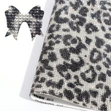 12000pcs Leopard Pattern Crystal Rhinestone Diamond Sparkly Self-Adhesive Crystal 2mm DIY Christmas Decorative Sticker Craft (Animal Pattern)