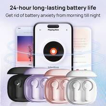 JBL True Wireless Bluetooth Headset COMPACT Semi-In-Ear Compact Headset Ultra-Long Battery Life 60mm Low Latency Low-Frequency Noise Reduction Smooth Calls Built-In High-Quality Microphone Purple - Purple - View 4