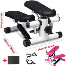 Aerobic Mini Stepper Arm Leg Thigh Toner Fitness Cardio Step Workout Machine UK - Black - View 2