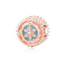 Silver Plated Charm Turtle Crab Small Fish Gear Ocean Series Charm Bead Is Suitable For Diy Female Bracelet Pendants