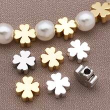 10pcs Real 18k Gold Plated Brass Beads Heart Spacer Beads Metal Star Moon Crown Charm Long-Lasting Loose Beads For DIY Necklace Bracelet Earring Wedding Jewelry Making Findings - Multicolor - View 6