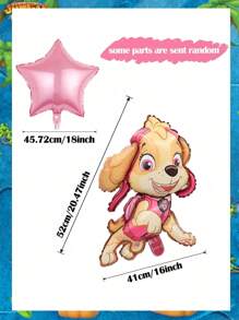 Paw Patrol 9 Paw Patrol Themen Party Dekorationen Fünf-Stück Ballon Sets, mit einer großen Auswahl an Stilen zur Auswahl. Geburtstagsparty Geschenke, Geburtstagsparty Veranstaltungsort Dekoration und Fotorequisiten, Feiertags Party Aggregations Dekorationsartikel, Familien Zusammenkunft Party Hintergrund Dekorationsballons, Halloween, Weihnachten, Erntedankfest, Kindertag, Schulanfang, Muttertag