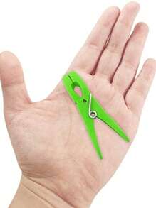 12/24/48 حبة قماش ، مشابك ملابس ملونة بلاستيكية بطول 73 مم لتعليق الملابس والجوارب ، إكسسوارات لا غنى عنها للعودة إلى المدرسة ، مشابك ملابس قوية بنوابض ، مجموعة مشابك تجفيف الملابس ، مناسبة للملابس والمناشف والجوارب (ألوان عشوائية)