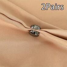 1 Paar/4 Paar Premium unsichtbare Perlenbrosche mit Magnetverschluss für Frauen - magnetischer Sommerkragen-Rutschfester Verschlusspin zum Befestigen von Kleidung und Outfit-Verbesserung