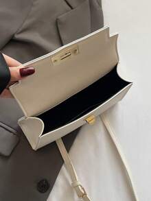 New Fashion Women PU Handbag, Large Capacity, Elegant High-End Matching, Adjustable Shoulder Strap, Khaki