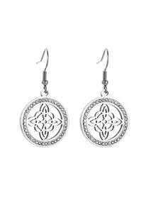 2 Stück neue Mode Irisch Keltischer Hexenknoten Ohrringe für Frauen, Hypoallergen, Lässig Charm Schmuck - Hexenknoten Ohrringe - Übersicht 8