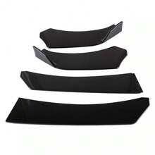 Universal Front Bumper Lip Spoiler Splitter For Nissan Rogue - Glossy Black Finish - Default - View 5