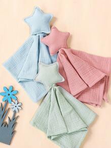 1PC Muslin Baby Comfort Towel Blanket,Soft Newborn Sleeping Dolls Kids Fashion Sleep Toy Soothe Appease Towel Bibs For Boy Girl