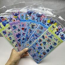 Disney 6pcs/9pcs Stitch DIY Decorative Stickers For Computer Desk And Mobile Phone