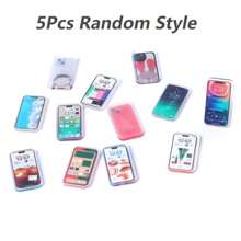 5/10pcs Mini Bt21 Mobile Phone Model, Realistic Cellphone Replica, Miniature Telephone Decor, Food Prop Phone Model, Doll House Accessories