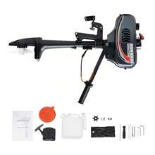 kangten Outboard Motor, 2-Stroke, Water-Cooled, Boat Engine - Multicolor - View 4