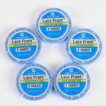 1 件装防水蕾丝前假发胶带蕾丝前假发胶强力双面胶带适用于接发材料胶带 - 無色 - 查看 3