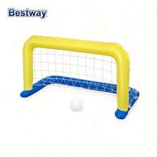 Bestway 52133/52123 Inflatable Basketball Swimming Set, Floating Pool Game, Water Balloon Swimming Set, Inflatable Pool Game, Pool Toys, Water Volleyball Swimming Set, Inflatable Pool Game - Yellow - View 4