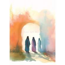 1pc Rellgion Jesus In Prayer Sheep Christian Child Bible Canvas Printing Wall Arts Picture For Living Room Decor Posters Optional Frame ,Wall Art With Frame - Multicolor - View 50