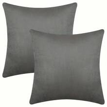 2 Vỏ gối trang trí bằng nhung mềm mại, vỏ gối chắc chắn cho ghế sofa, giường ô tô, phòng khách, trang trí phòng, trang trí nhà cửa, không có ruột gối, vỏ gối trang trí phòng khách 18 inch * 18 inch, vỏ gối trang trí phòng ngủ - Nhiều màu - Xem 17